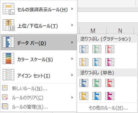 Excel_ボタン3データバー