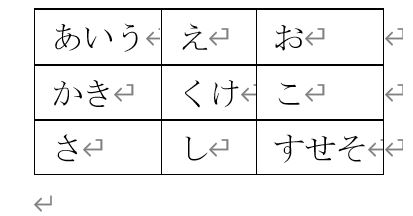 文字幅に合わせて完成