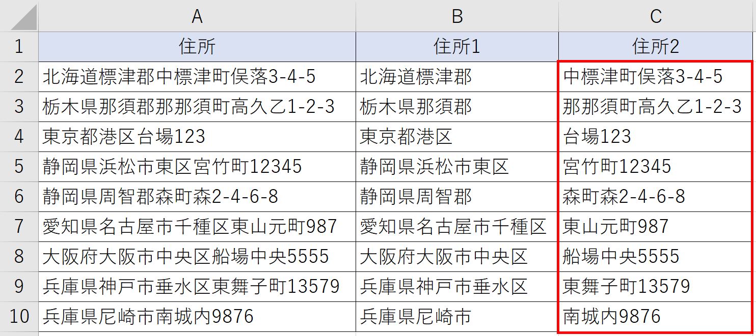 住所録完成例