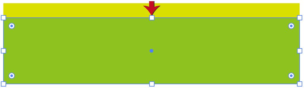 前面に図形を貼り付ける